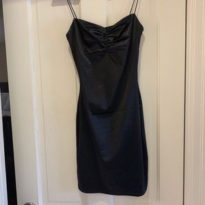Mini black dress